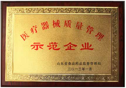 山东绿巨人污版绿巨人污小视频厂家医疗器械质量管理示范企业荣誉证书